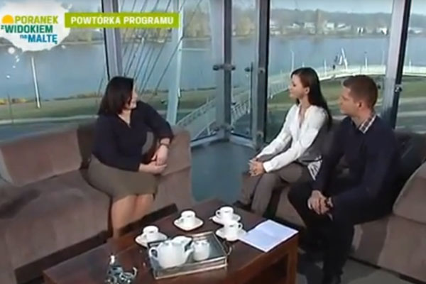 Wywiad z dr Osadowską, TV Poranek Na Malcie, Poznań